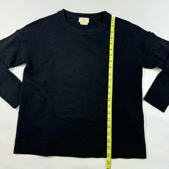 Kate Spade Wool Blend Crewneck Sweater Black - Picture 5 of 6